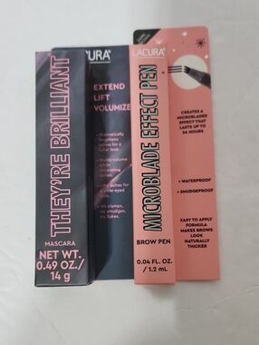 New Lacura Mascara And Brow Pen Set